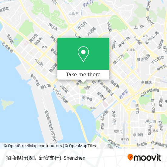 招商银行(深圳新安支行) map