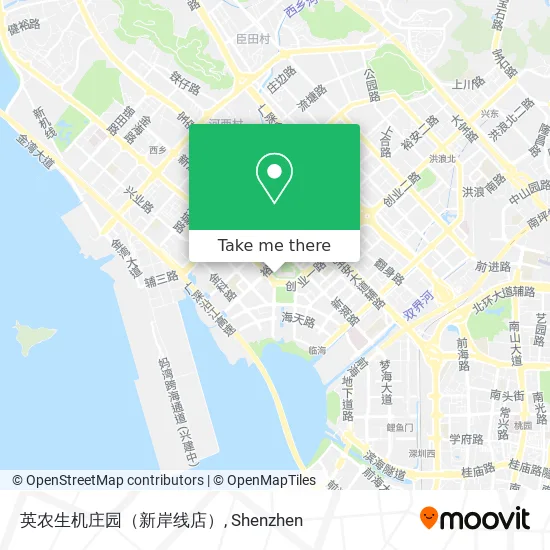 英农生机庄园（新岸线店） map