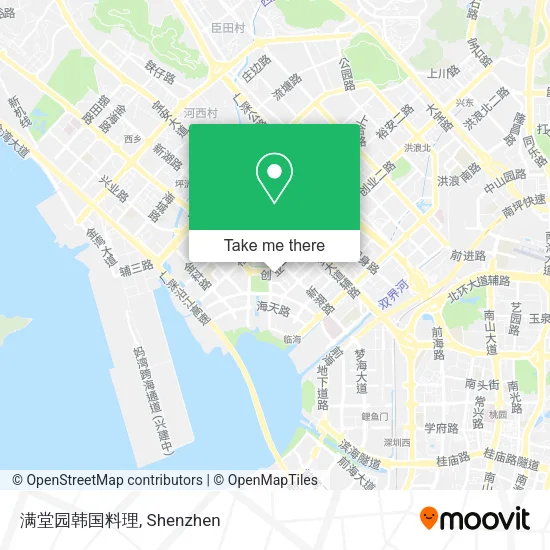 满堂园韩国料理 map