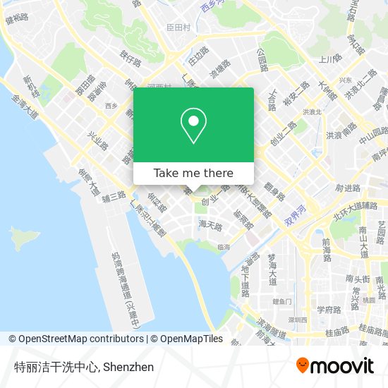 特丽洁干洗中心 map