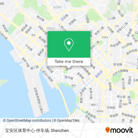 宝安区体育中心-停车场 map