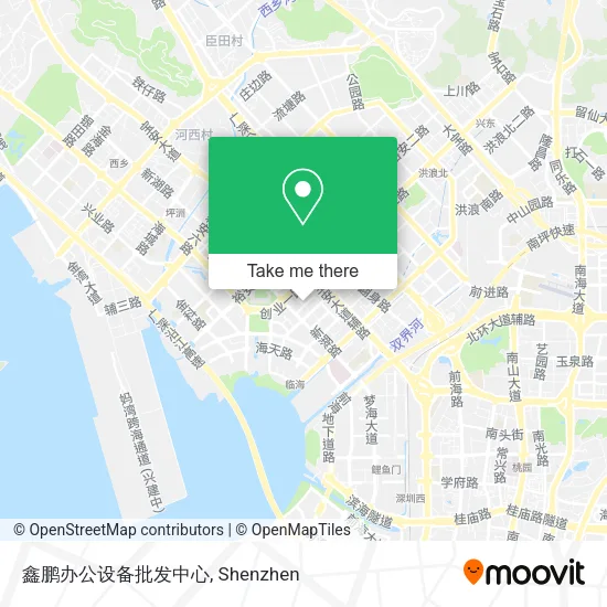 鑫鹏办公设备批发中心 map