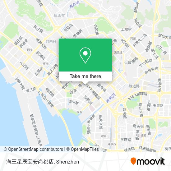 海王星辰宝安尚都店 map