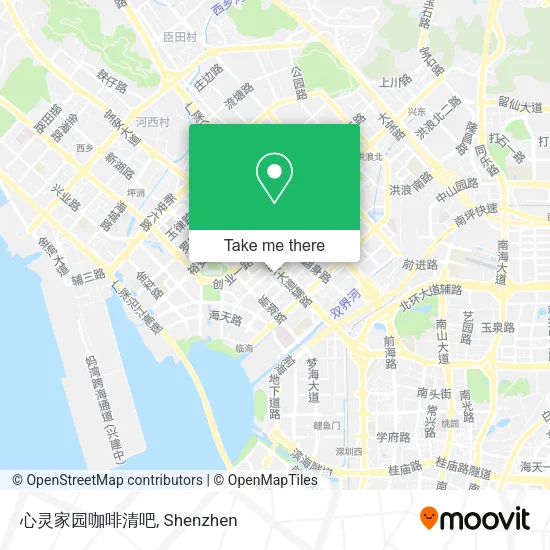 心灵家园咖啡清吧 map