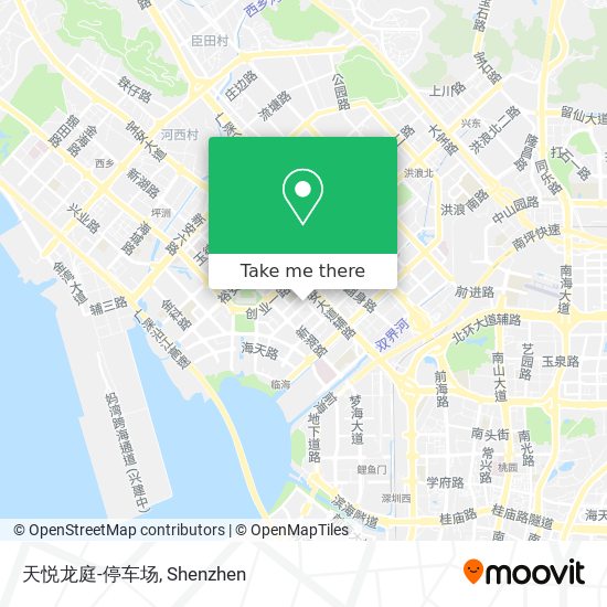 天悦龙庭-停车场 map