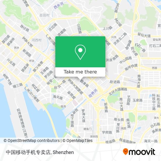 中国移动手机专卖店 map