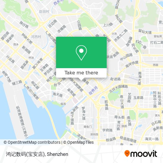 鸿记数码(宝安店) map