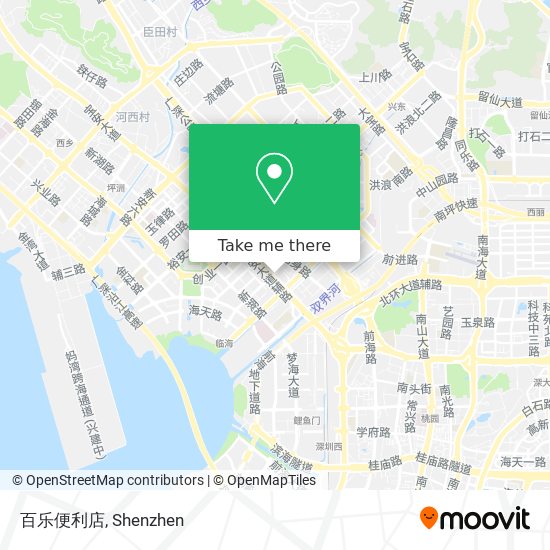 百乐便利店 map