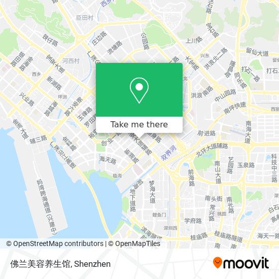 佛兰美容养生馆 map