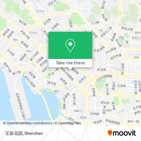宝新花园 map