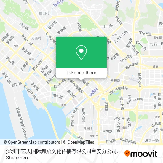 深圳市艺天国际舞蹈文化传播有限公司宝安分公司 map