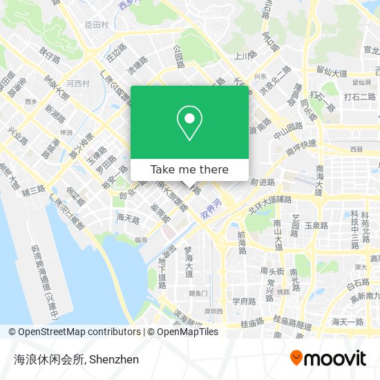 海浪休闲会所 map