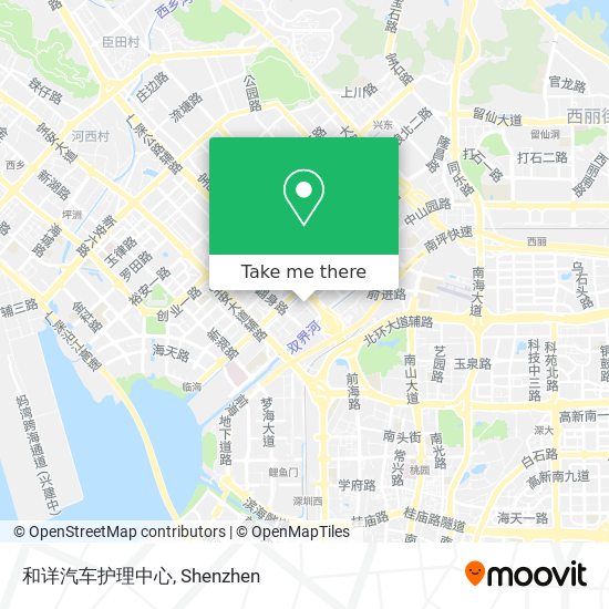 和详汽车护理中心 map