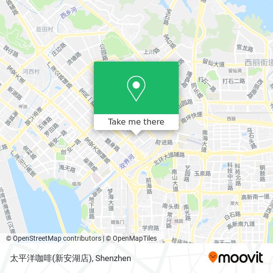 太平洋咖啡(新安湖店) map