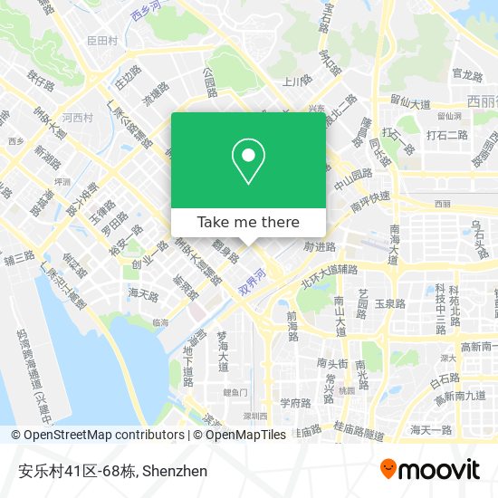 安乐村41区-68栋 map