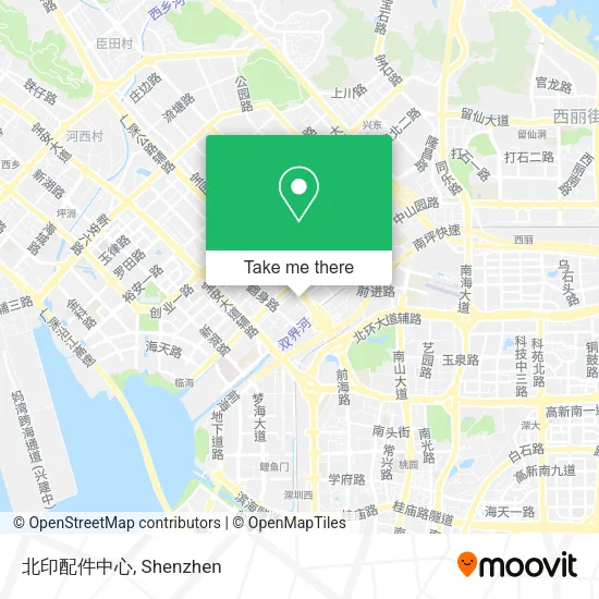 北印配件中心 map