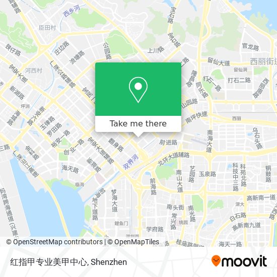 红指甲专业美甲中心 map