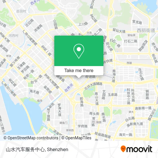 山水汽车服务中心 map