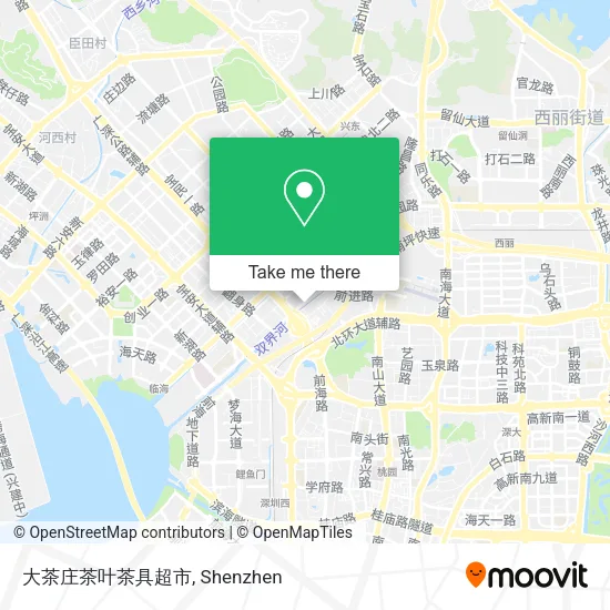 大茶庄茶叶茶具超市 map