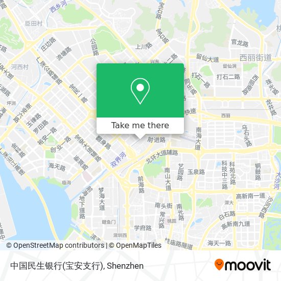 中国民生银行(宝安支行) map