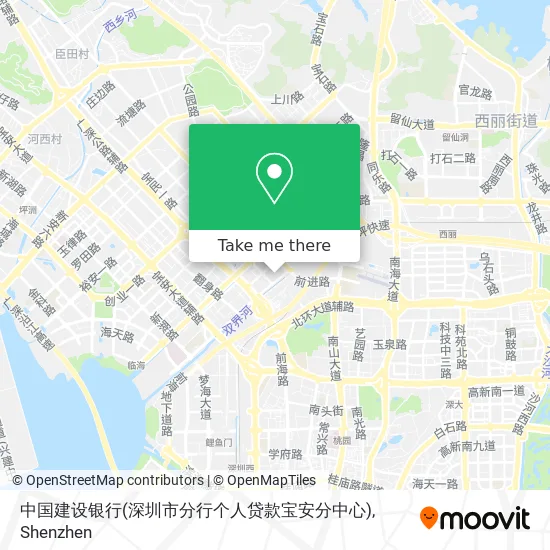 中国建设银行(深圳市分行个人贷款宝安分中心) map