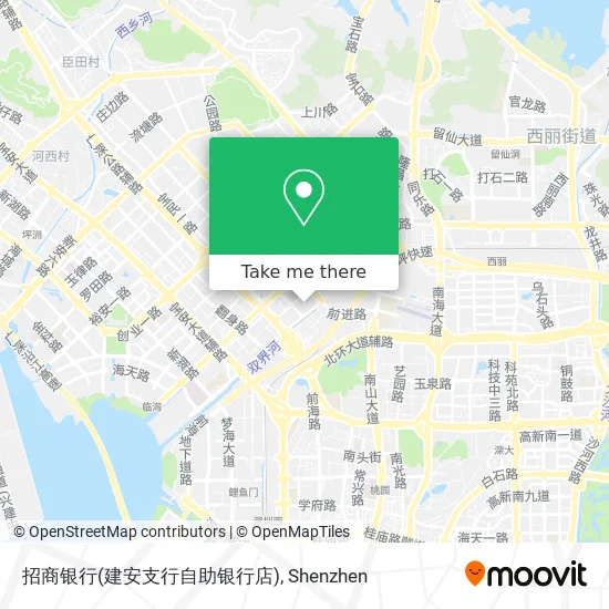 招商银行(建安支行自助银行店) map