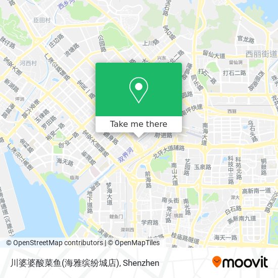 川婆婆酸菜鱼(海雅缤纷城店) map
