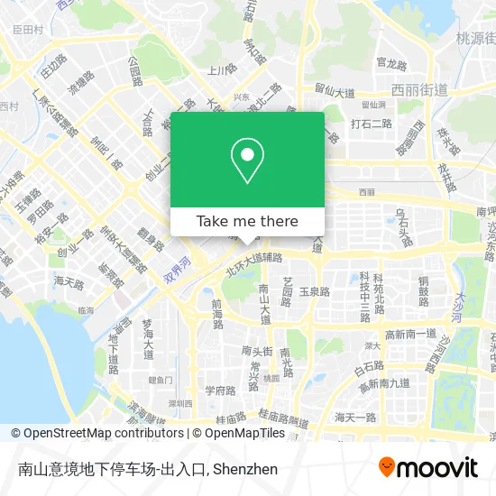 南山意境地下停车场-出入口 map