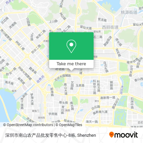 深圳市南山农产品批发零售中心-8栋 map