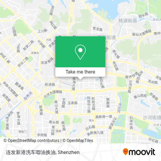 连发新港洗车喞油换油 map