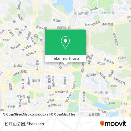 松坪山公园 map