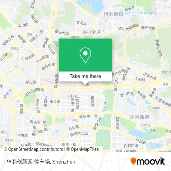 华瀚创新园-停车场 map