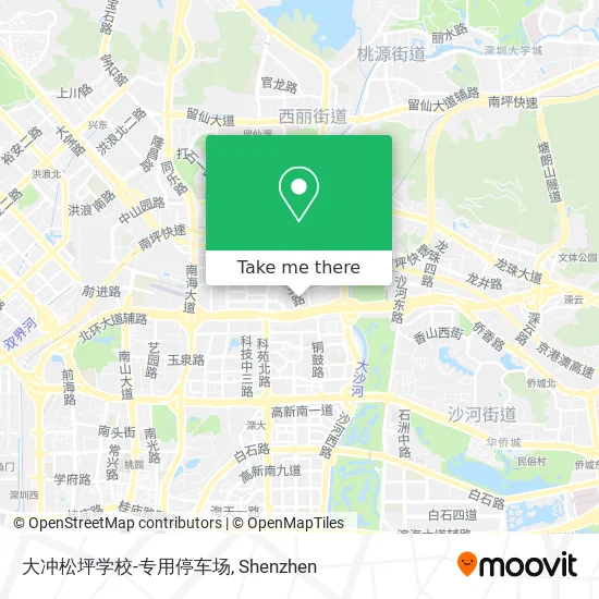 大冲松坪学校-专用停车场 map