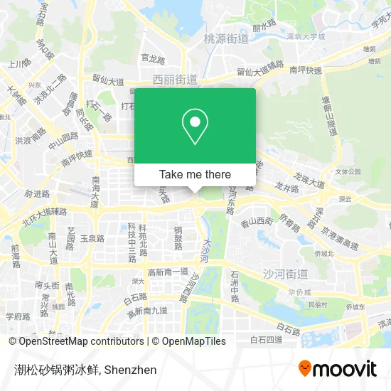 潮松砂锅粥冰鲜 map