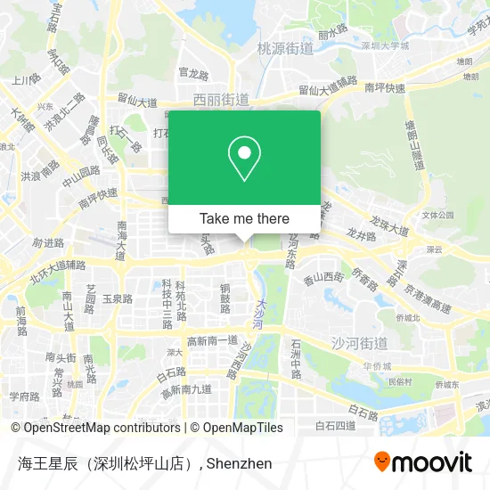 海王星辰（深圳松坪山店） map