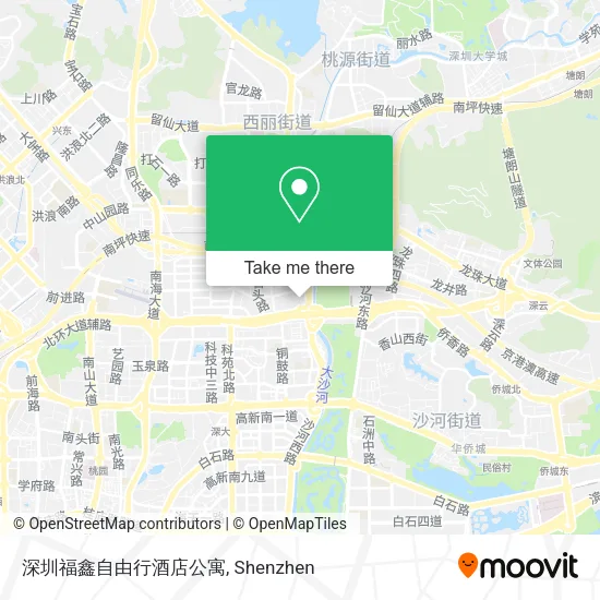 深圳福鑫自由行酒店公寓 map