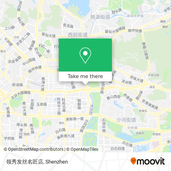 领秀发丝名匠店 map