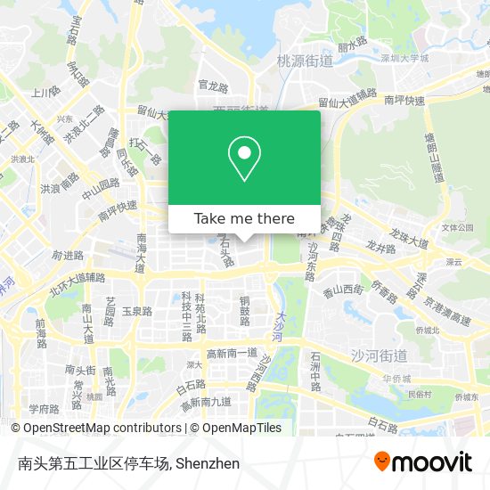 南头第五工业区停车场 map