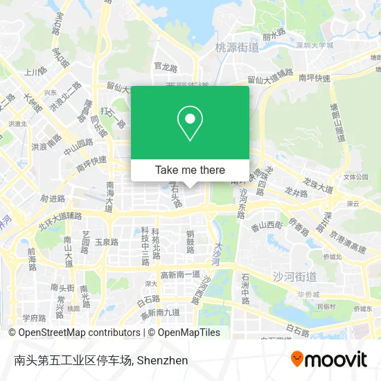 南头第五工业区停车场 map