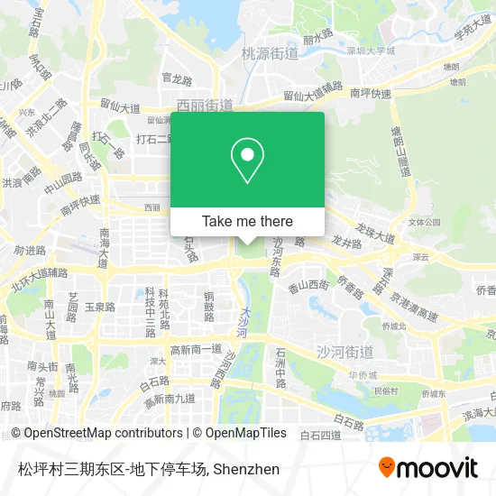 松坪村三期东区-地下停车场 map