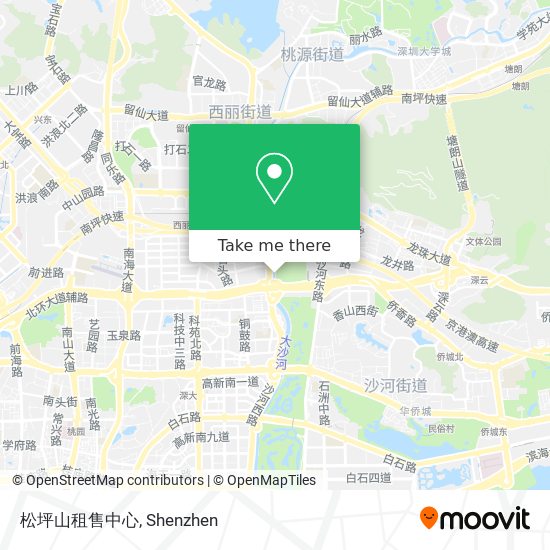松坪山租售中心 map