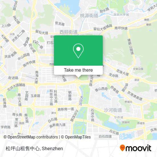 松坪山租售中心 map