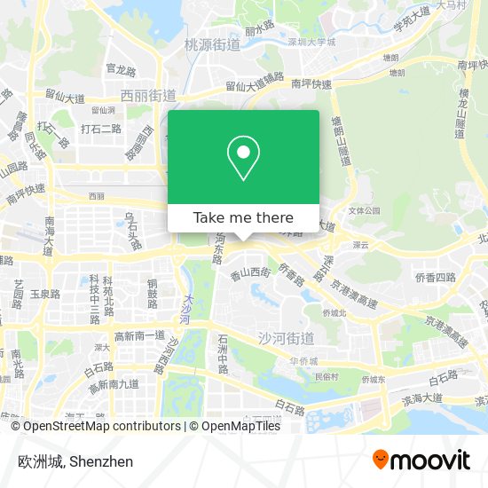 欧洲城 map