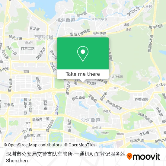 深圳市公安局交警支队车管所-一通机动车登记服务站 map