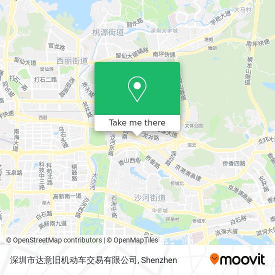 深圳市达意旧机动车交易有限公司 map