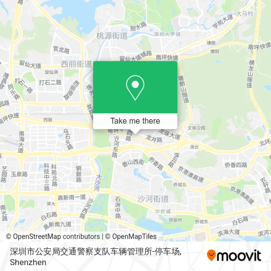 深圳市公安局交通警察支队车辆管理所-停车场 map