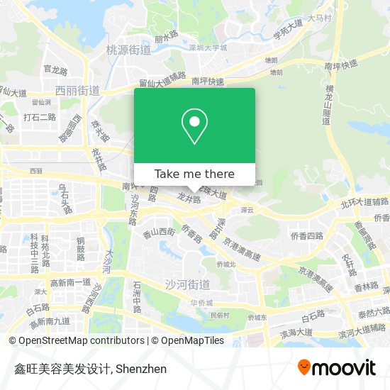 鑫旺美容美发设计 map