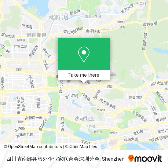 四川省南部县旅外企业家联合会深圳分会 map