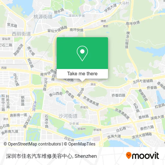 深圳市佳名汽车维修美容中心 map