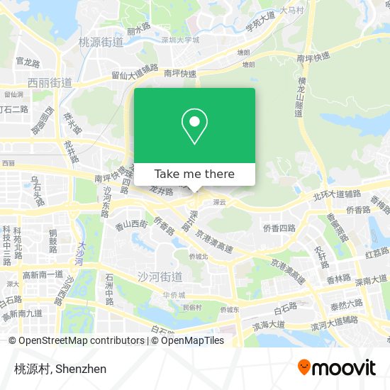 桃源村 map